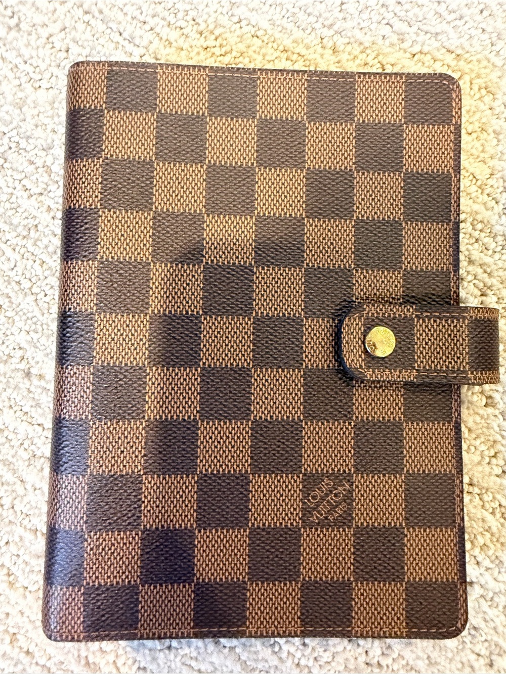 Louis Vuitton Damier Ebene Agenda